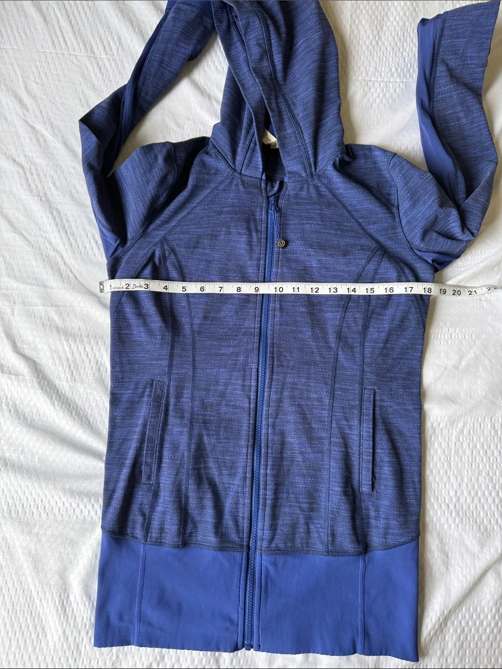 Lululemon Daily Practice Jacket Diamond Jacquard Space Dye Sapphire Blue Naval ✨